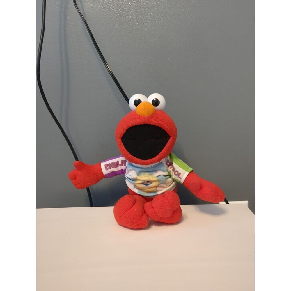 Sesame Street Language Learning Elmo Plush Spanish/English (Needs Batteries)